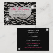 Molliger Scheinu. GlanzZebra: Visitenkarten Visitenkarte (Vorne/Hinten)