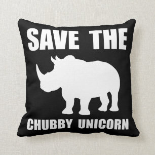 Molliges Einhorn-Nashorn Kissen