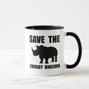 Molliges Einhorn-Nashorn Tasse
