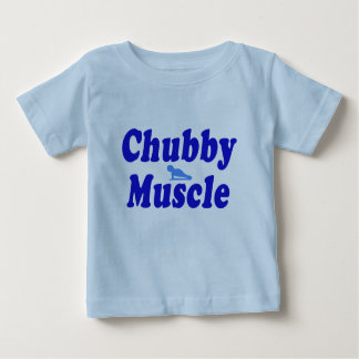 molliges Muskelblau Baby T-shirt