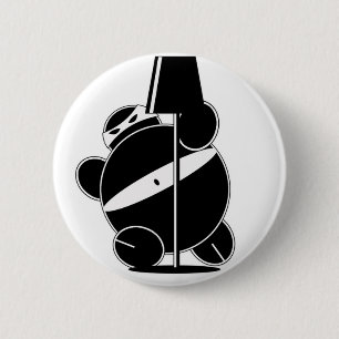 Molliges Ninja - Stealthy Knopf Button