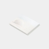 Mollusken-Seashell Post-it Klebezettel (angewinkelt)