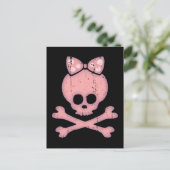 Molly Bow Dot Postkarte (Stehend Vorderseite)