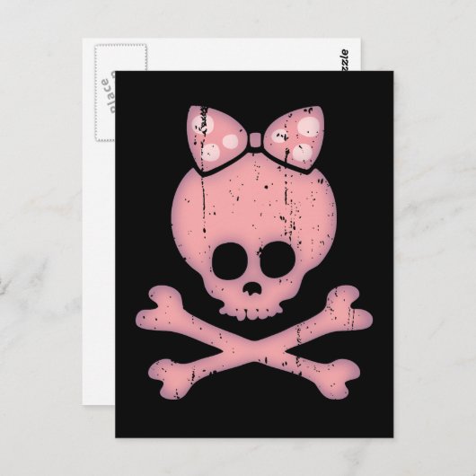 Molly Bow Dot Postkarte (Vorne/Hinten)