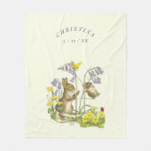 Molly Brett Momma Rabbit Baby Swing LadyBug Fleecedecke (Vorderseite)