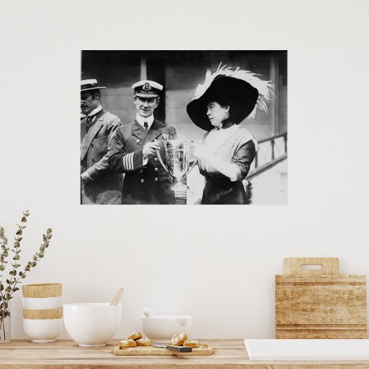 Molly Brown Rescue Award titanic Poster (Küche)