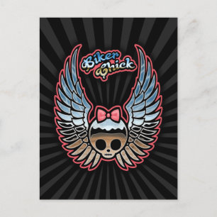 Molly Chrome Bike Postkarte