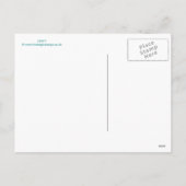 Molly Cottontail Oster Feiertagspostkarte (Rückseite)