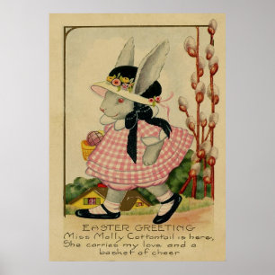 Molly Cottontail Oster Poster