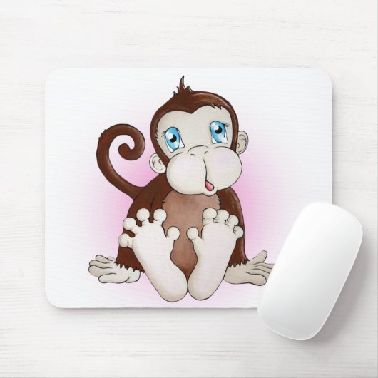 Molly der Affe Mousepad (Mit Mouse)