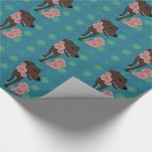 Molly der Hund Geschenkpapier (Ecke)