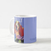 Molly die Dachshund-Therapie-HundeTasse durch Kaffeetasse (Vorderseite Links)