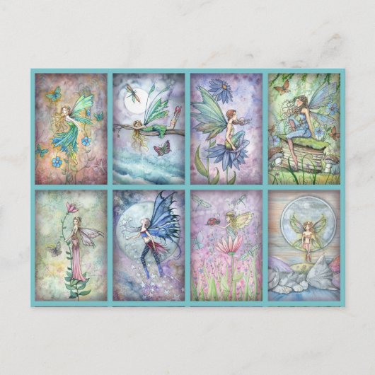 Molly Harrison Blume Fairies Postcard Postkarte (Vorderseite)