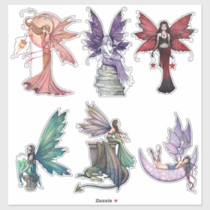 Molly Harrison Fairy Stickers Fantasy Art Fairies Aufkleber
