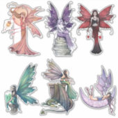 Molly Harrison Fairy Stickers Fantasy Art Fairies Aufkleber (Vorderseite)
