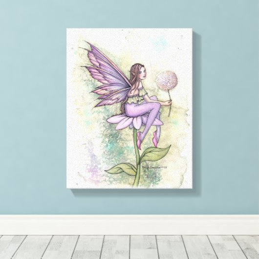 Molly Harrison Fairy Wall Decke "Make a Wish" Leinwanddruck (Insitu (Holzboden))
