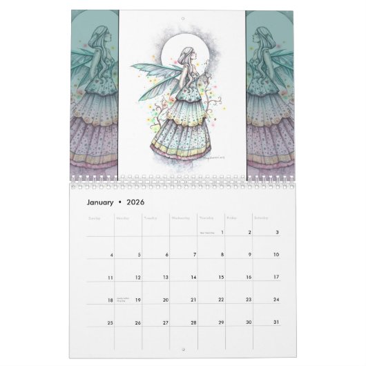 Molly Harrison Fantasy Art 2020 Wall Calendar Kalender (Jan 2026)