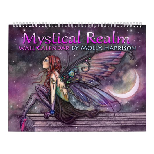 Molly Harrison Fantasy Fairy Calendar Kalender (Titelbild)
