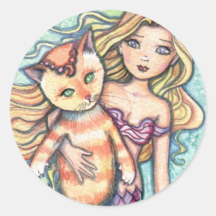 "molly harrison illustrationen" runder aufkleber