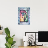 ‚Molly Harrison Illustrations‘ Poster (Heimbüro)