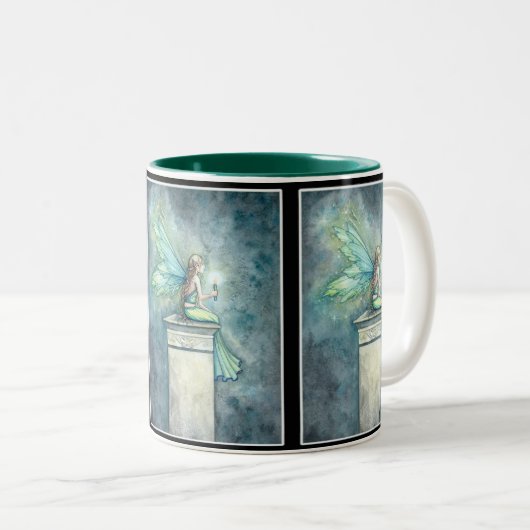 ‚Molly Harrison Illustrations‘ Zweifarbige Tasse (VorderseiteRechts)