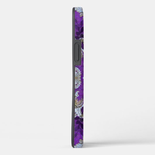 Molly Kourte Damask HÜBSCH Monogram Case-Mate iPhone Hülle (Rückseite / Rechts)