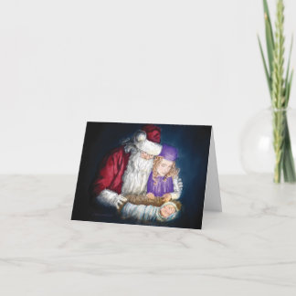 Molly McBride und Sankt-Karte Feiertagskarte