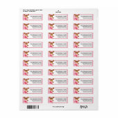 Molly Moose Valentine's Day Address Labels d2 (Vorne)