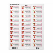 Molly Moose Valentine's Day Address Labels d3 (Vorne)