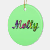 Molly_Name Verzierung Keramik Ornament (Links)