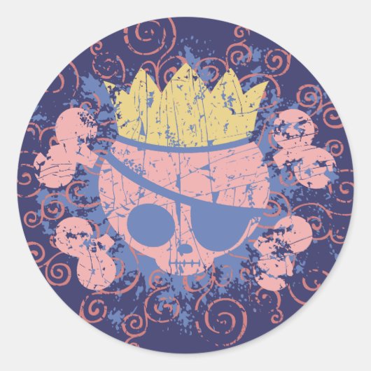 Molly Queen Runder Aufkleber (Vorderseite)