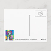 "Molly" Rainbow Soda Shop Couture Fairy Postcard Postkarte (Rückseite)