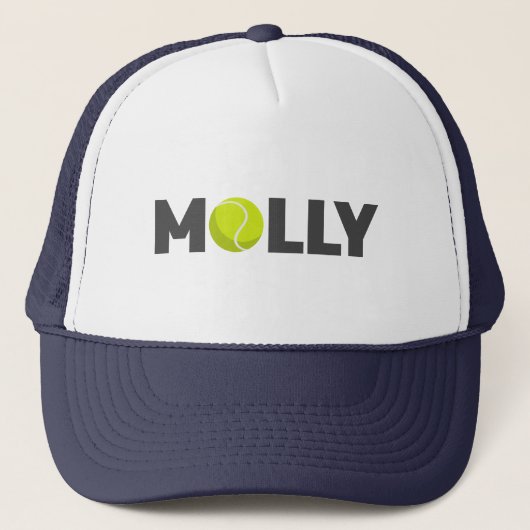 Molly Tennis Trucker Hat Truckerkappe (Vorderseite)