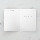 Molly-Waldkaninchen Ostern Feiertagskarte (Innenseite)