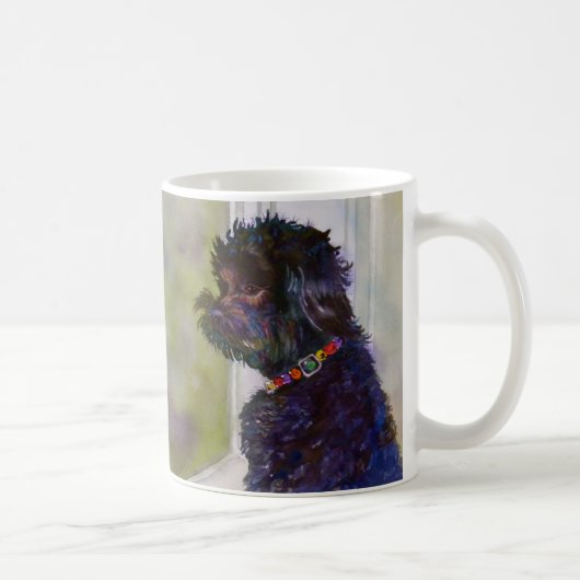 Molly, Watercolor-Kunst-Tasse Kaffeetasse (Rechts)