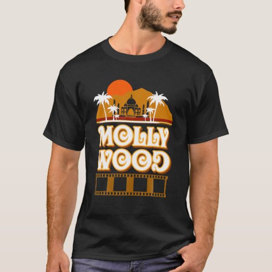 Mollywood Movie Retro Malayalam Indian Cinema Lieb T-Shirt (Vorderseite)