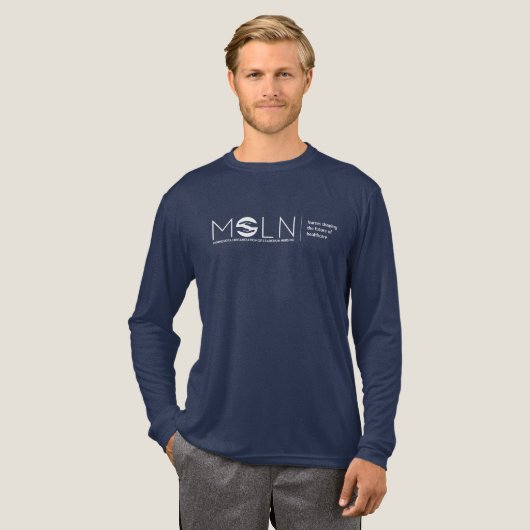 MOLN Dark Color Tri-Blend Langschlauch Shirt (Volle Vorderseite)