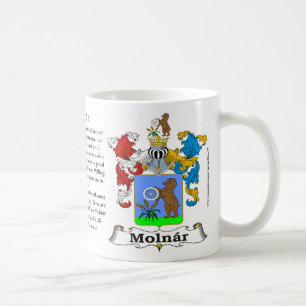 Molnar Familien-Wappen Tasse