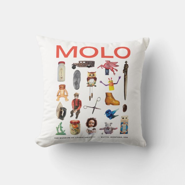 Molo-Artefakte Dekor Kissen (Vorderseite)