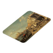 Molo und Zecca, Venedig (Öl auf Leinwand) Magnet (Linke Seite)