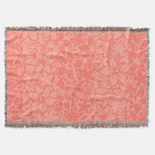 Moloaa Bay Hawaiian Hibiscus Tonal Stripe Decken
