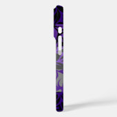 Moloaa Bay Hawaiian Striped Hibiskus Pupel Case-Mate iPhone Hülle (Rückseite / Links)