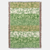 Moloaa Bay Hawaiianischer Hibiskus Gestreifte Deck Decke (Vorderseite Vertikal)