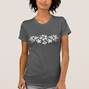 Moloaa Bucht-hawaiisches Hibiskus-Band-T-Shirt T-Shirt