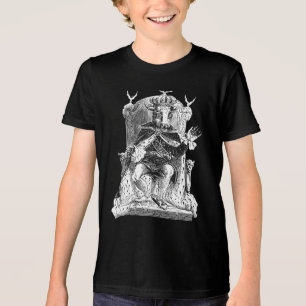 Moloch, der Höllenstier, steigt auf Tri-Blend Shirt