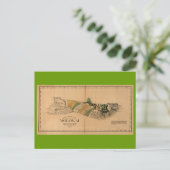 Molokai, 1897, Vintage Hawaii-Karte Postkarte (Stehend Vorderseite)