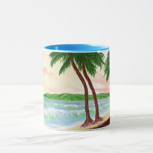 Molokai aus Maui Kaanapali Tasse (Zentrum)