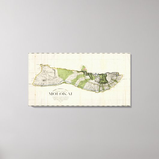 Molokai, Hawaii Leinwanddruck (Vorderseite)
