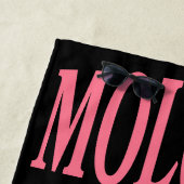 Molokai Hawaii Pink Beach Bachelorette Custom Strandtuch (Beispiel)