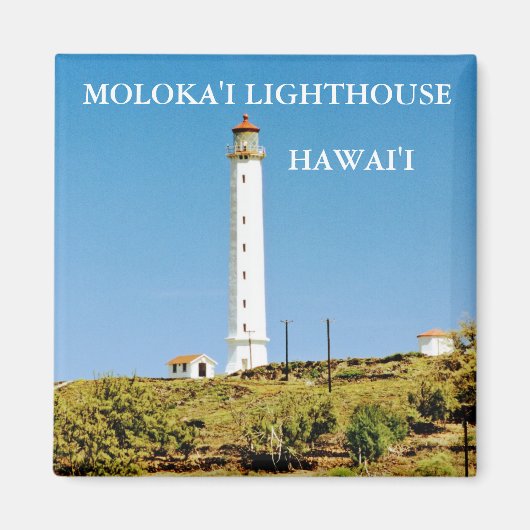 Moloka'i Lighthouse, Hawai'i Magnet (Vorne)